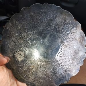 F.b. Rogers silver company plate display